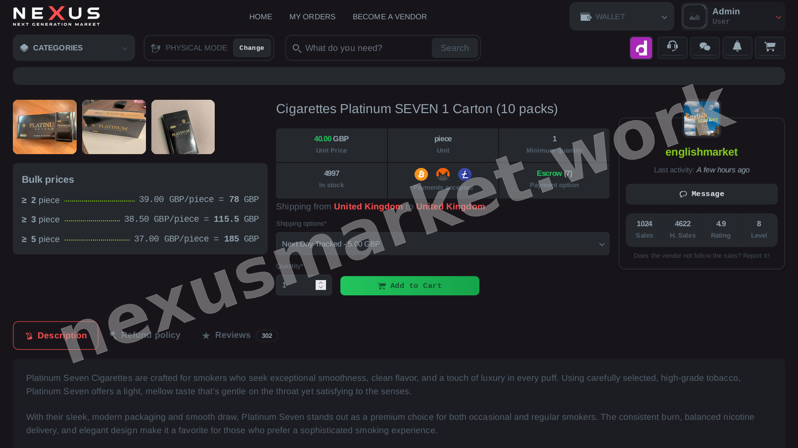 Market Dashboard View